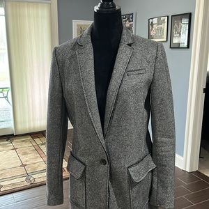 Banana Republic mid thigh blazer jacket